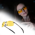 Polarized HD Night Driving Vision Glasses For Men & Women Aviator Sunglasses