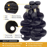 Uneed Brazilian Body Wave Bundles Hair Extensions 100% Remy Human Hair Weave Bundles 30 32 40 Inch Natural Color Buy 1/3/ 4 Pcs