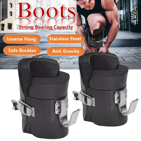 1Pair Gravity Boots Inversion Aluminium Ankle Gravity Boots - keytoabetterlife