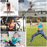 150LBS/Set Pull Rope Fitness Exercises Resistance Bands - keytoabetterlife