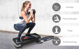 31" Adjustable Fitness Aerobic Step with Riser - keytoabetterlife
