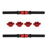 2 Pcs 40cm Universal Dumbbell Rod Handle Barbell  Fitness Equipment - keytoabetterlife