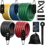 150LBS/Set Pull Rope Fitness Exercises Resistance Bands - keytoabetterlife
