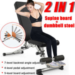 Adjustable Sit Up Bench Multi-position Comfortable Stable Exercise Training - keytoabetterlife