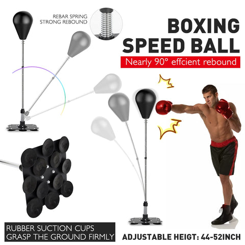 Metal Base Adjustable Fitness Boxing Punch - keytoabetterlife