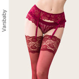 Varsbaby sexy 3 PCS garters+panties+stockings suspender lace