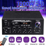 1200W 220V Bluetooth Amplificador Hifi Digital Amplifier 33BT